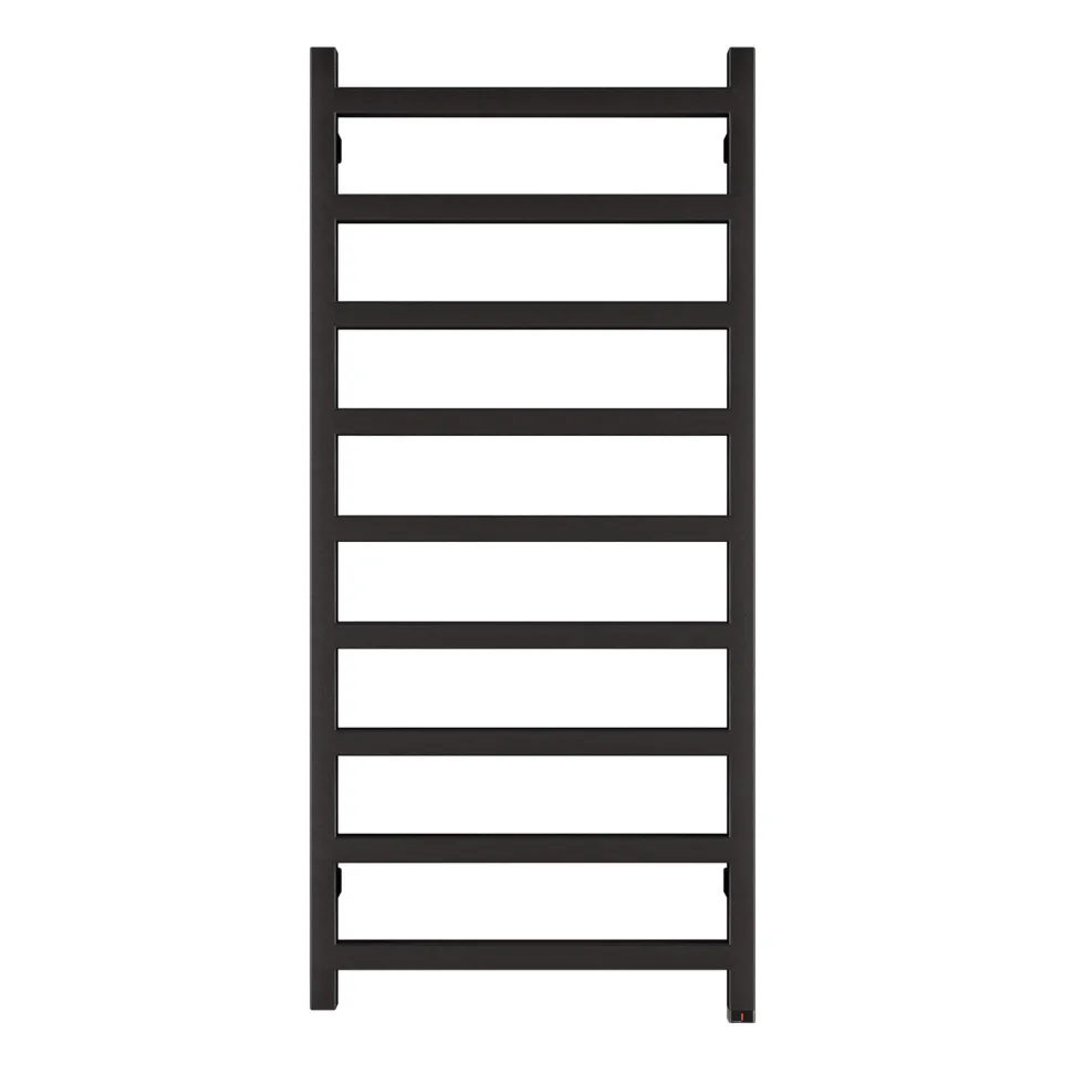 Terma Simple One Electric Heated Towel Rail with Heating Element - Heban Black