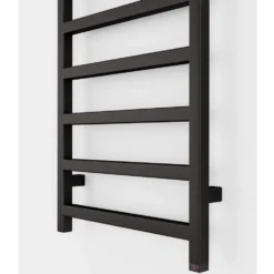 Terma Simple One Electric Heated Towel Rail with Heating Element - Heban Black