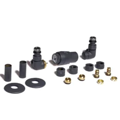 Terma Vario Vision 3 Axis Thermostatic Corner Valves with Pipe Masking - Left or Right Hand
