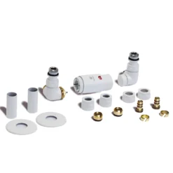 Terma Vario Vision 3 Axis Thermostatic Corner Valves with Pipe Masking - Left or Right Hand