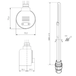 Terma VEO Wi-Fi Controlled Smart Heating Element