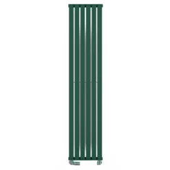 Terma Warp Room Matt Green Double Panel Vertical Radiator