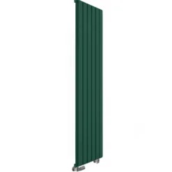 Terma Warp Room Matt Green Double Panel Vertical Radiator