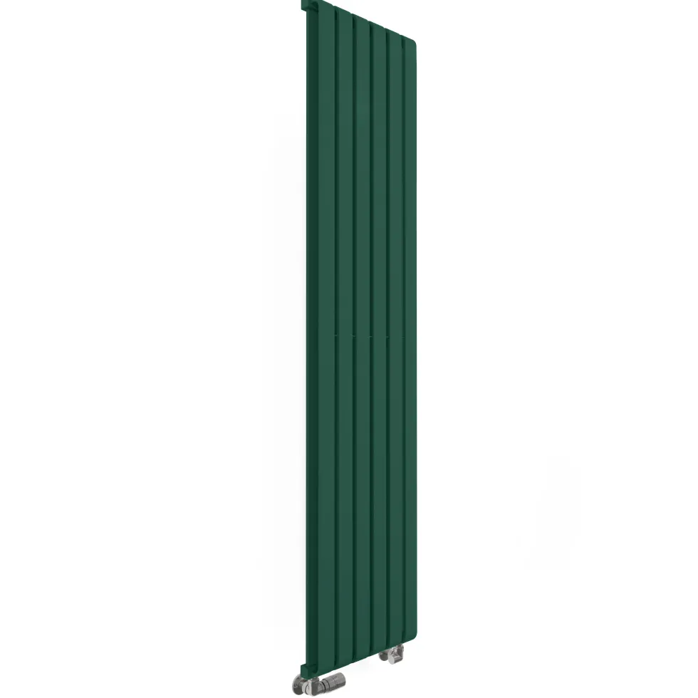 Terma Warp Room Matt Green Double Panel Vertical Radiator