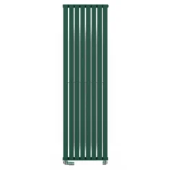 Terma Warp Room Matt Green Double Panel Vertical Radiator