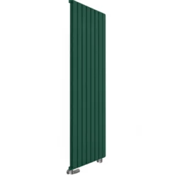 Terma Warp Room Matt Green Double Panel Vertical Radiator