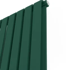 Terma Warp Room Matt Green Double Panel Vertical Radiator