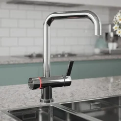 The Tap Factory Pulsa Chrome Digital LED Boiling Water Tap with Filtered Cold Drinking Water