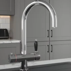 The Tap Factory Shaker Boiling Water Kitchen Mixer with Filtered Cold Drinking Water & Coloured Spout