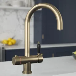 The Tap Factory Shaker Boiling Water Kitchen Mixer with Filtered Cold Drinking Water & Coloured Spout