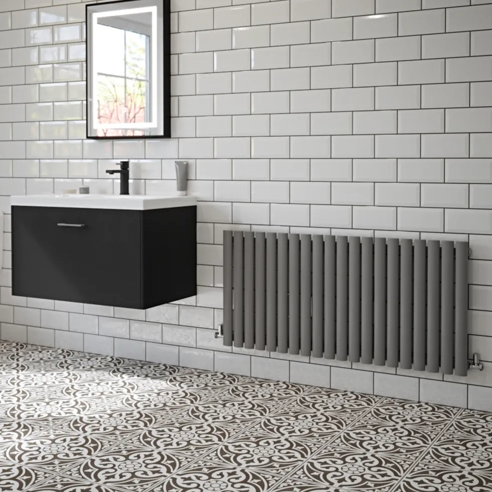 The Tap Factory Vibrance Single Panel Horizontal Radiator 550 x 1180mm - 15 Colours Available