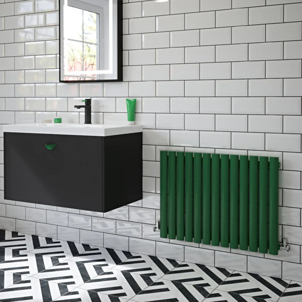 The Tap Factory Vibrance Single Panel Horizontal Radiator 550 x 826mm - 15 Colours Available