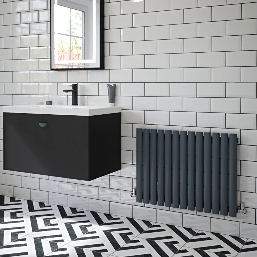 The Tap Factory Vibrance Single Panel Horizontal Radiator 550 x 826mm - 15 Colours Available