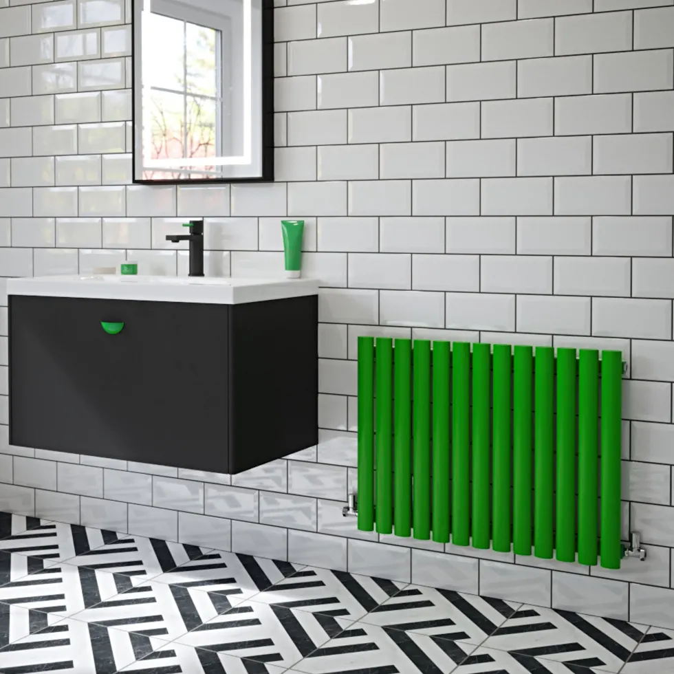 The Tap Factory Vibrance Single Panel Horizontal Radiator 550 x 826mm - 15 Colours Available