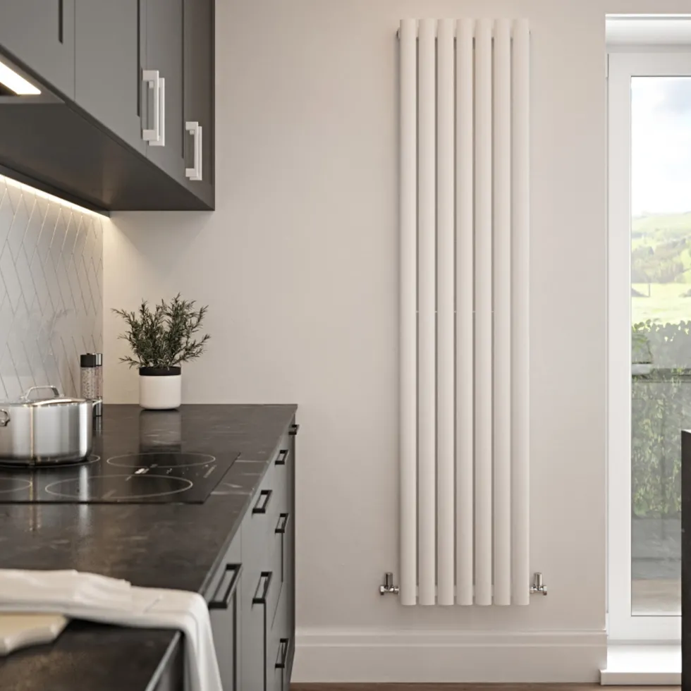 The Tap Factory Vibrance Single Panel Vertical Radiator 1800 x 413mm - 15 Colours Available