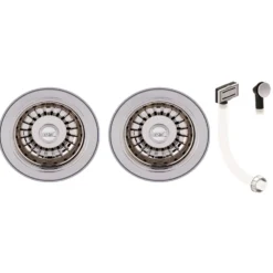 Thomas Denby 2 Bowl Deluxe Waste Kit