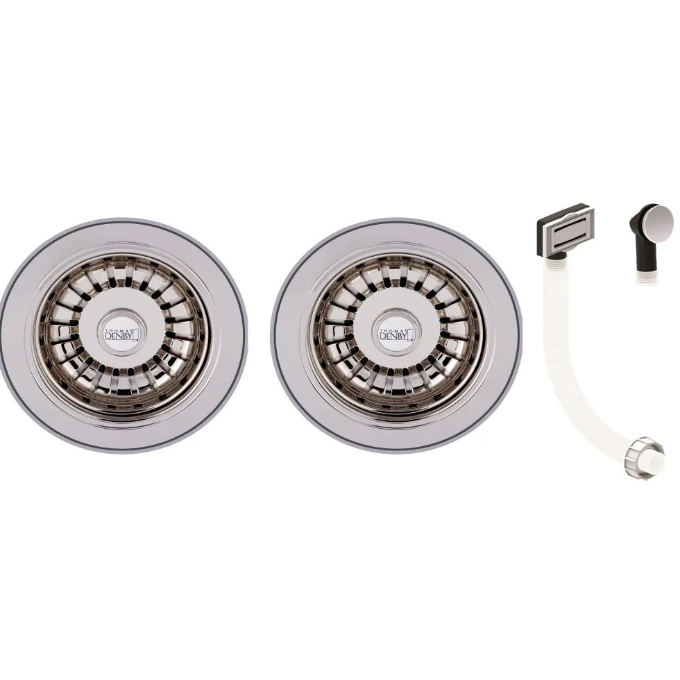 Thomas Denby 2 Bowl Deluxe Waste Kit