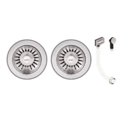 Thomas Denby Heritage Double Belfast Large 2 Bowl White Ceramic Kitchen Sink - 895 x 550mm