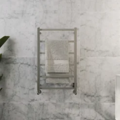 Toasty Arcus Polished Stainless Steel Electric Heated Towel Rail