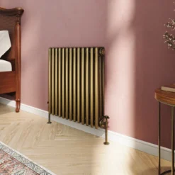 Toasty Ardleigh Antique Brass Horizontal Column Radiator