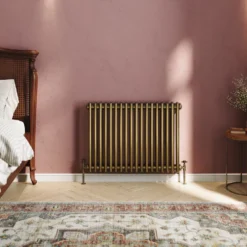 Toasty Ardleigh Antique Brass Horizontal Column Radiator