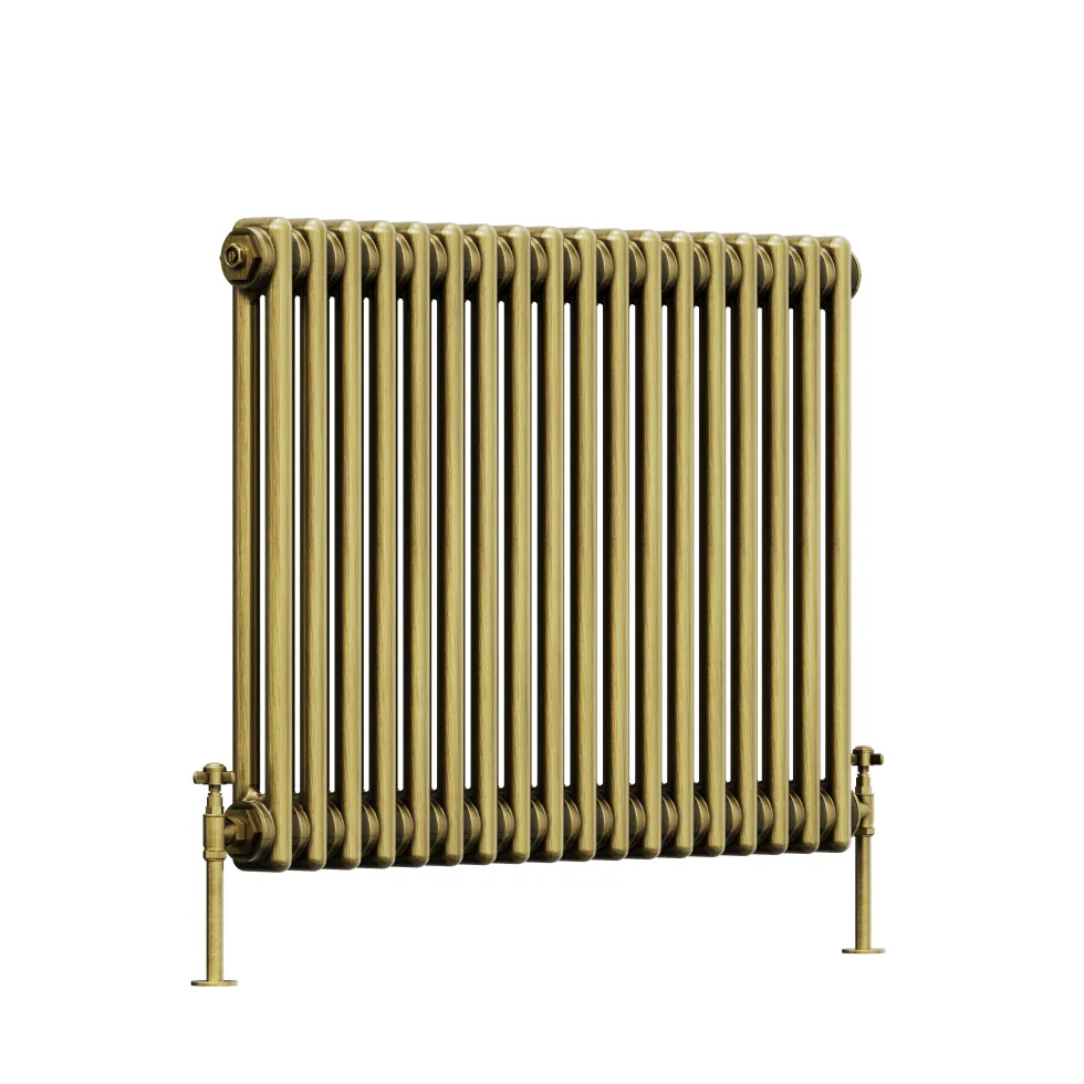 Toasty Ardleigh Antique Brass Horizontal Column Radiator