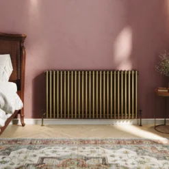Toasty Ardleigh Antique Brass Horizontal Column Radiator