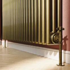 Toasty Ardleigh Antique Brass Horizontal Column Radiator