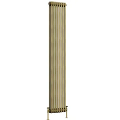 Toasty Ardleigh Antique Brass Vertical Column Radiator