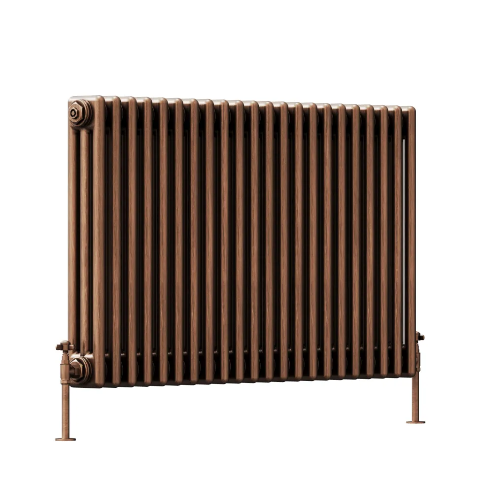 Toasty Ardleigh Antique Copper Horizontal 3 Column Radiator