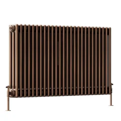 Toasty Ardleigh Antique Copper Horizontal 3 Column Radiator