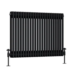 Toasty Ardleigh Matt Black Horizontal Column Radiator