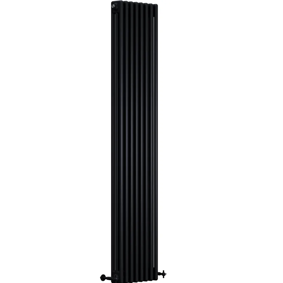 Toasty Ardleigh Matt Black Vertical Column Radiator