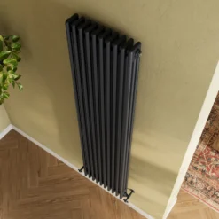 Toasty Ardleigh Matt Black Vertical Column Radiator