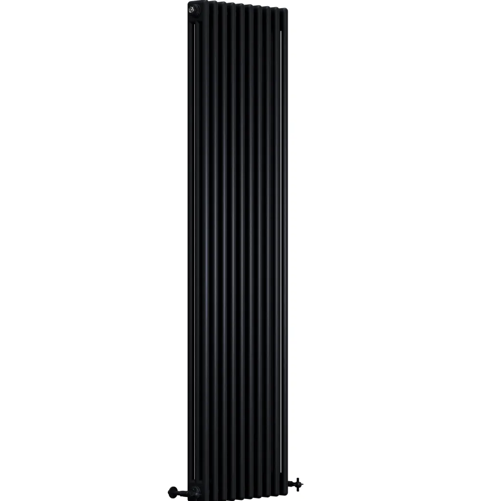 Toasty Ardleigh Matt Black Vertical Column Radiator