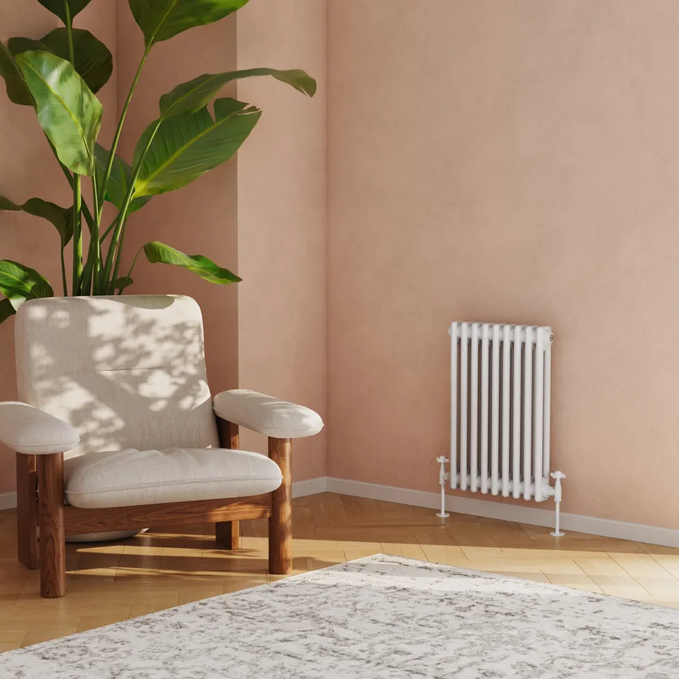 Toasty Ardleigh White Horizontal Column Radiator