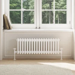 Toasty Ardleigh White Horizontal Column Radiator
