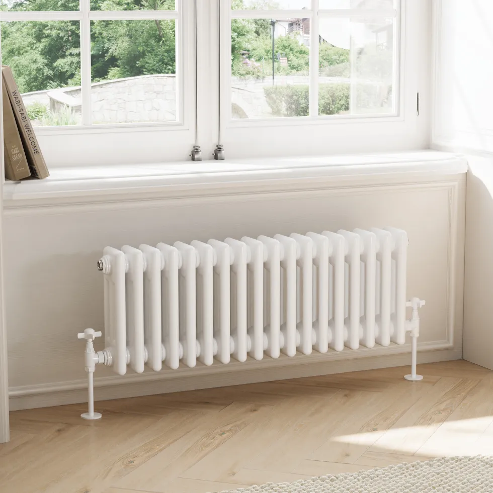 Toasty Ardleigh White Horizontal Column Radiator