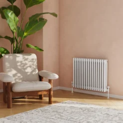 Toasty Ardleigh White Horizontal Column Radiator