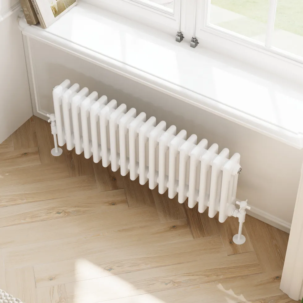 Toasty Ardleigh White Horizontal Column Radiator