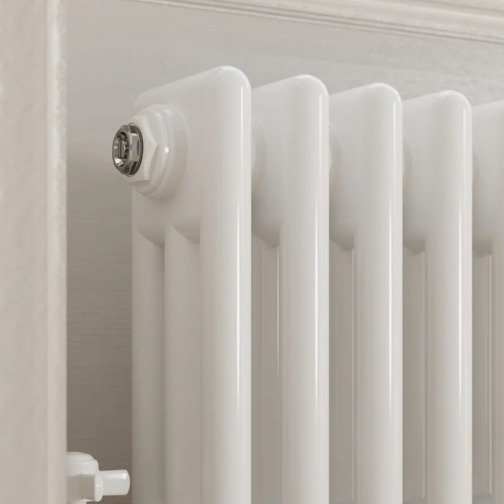 Toasty Ardleigh White Horizontal Column Radiator