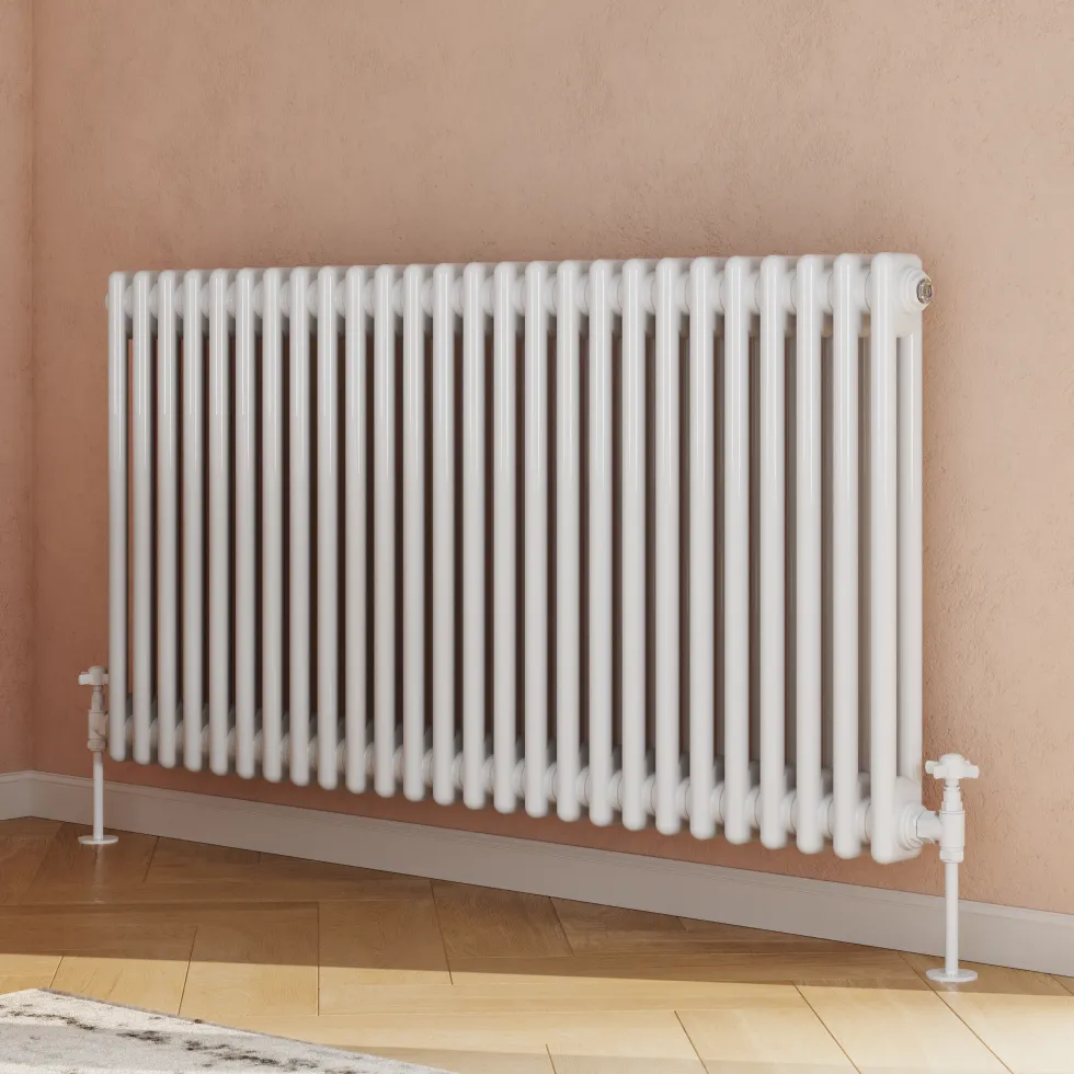 Toasty Ardleigh White Horizontal Column Radiator