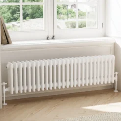 Toasty Ardleigh White Horizontal Column Radiator