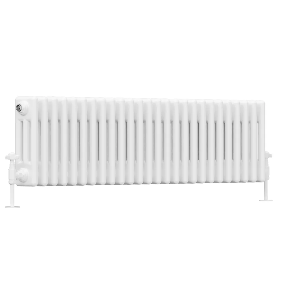 Toasty Ardleigh White Horizontal Column Radiator