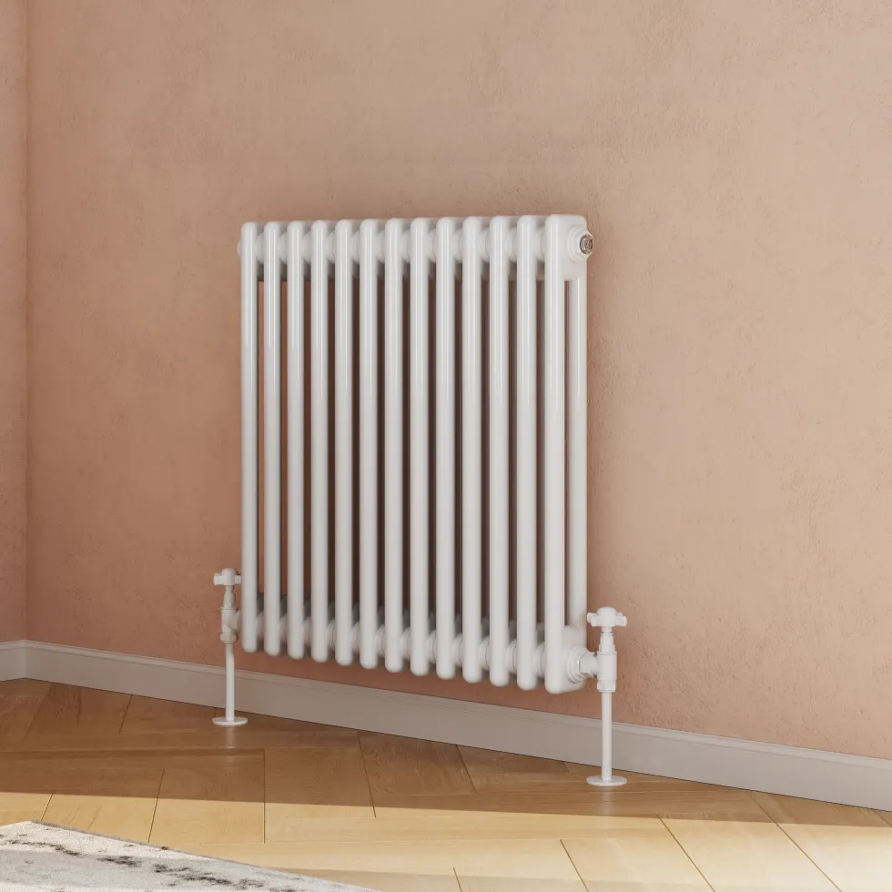 Toasty Ardleigh White Horizontal Column Radiator