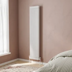 Toasty Ardleigh White Vertical Column Radiator