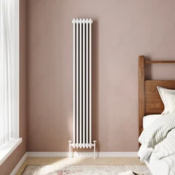 Toasty Ardleigh White Vertical Column Radiator
