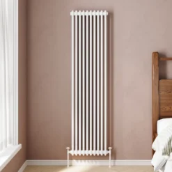 Toasty Ardleigh White Vertical Column Radiator