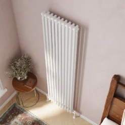 Toasty Ardleigh White Vertical Column Radiator