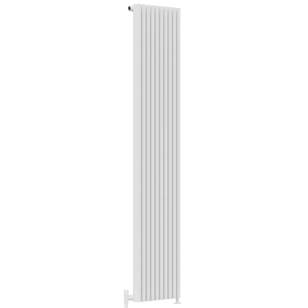 Toasty Axis White Rectangular Tube Vertical Radiator - 1800 x 380mm
